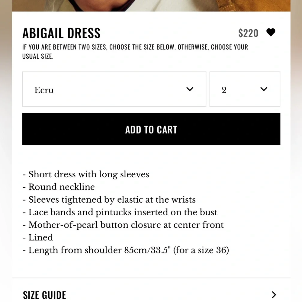 Abigail Dress Sezane Size 4 NWT - Picture 7 of 10